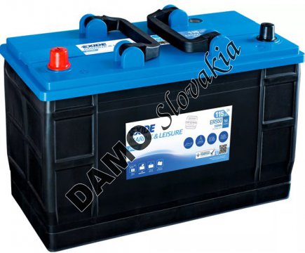 EXIDE DUAL 12V 115Ah 550Wh, ER550