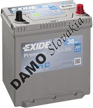 EXIDE PREMIUM 12V 38Ah 300A, EA386