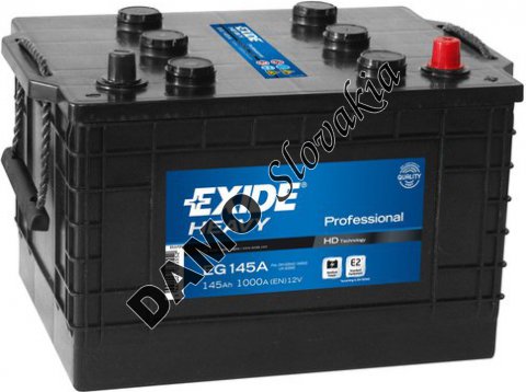 EXIDE PROFESSIONAL HD 12V 145Ah 1000A, EG145A
