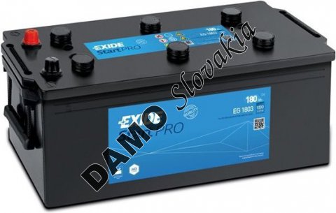 EXIDE PROFESSIONAL HD 12V 180Ah 1000A, EG1803