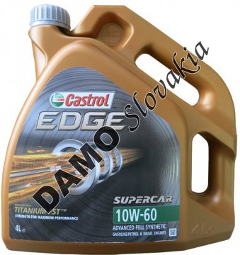 CASTROL EDGE TITANIUM FST SUPERCAR 10W-60 - 4l