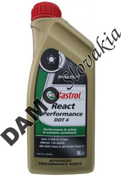 CASTROL REACT PERFORMANCE DOT 4 - 1l