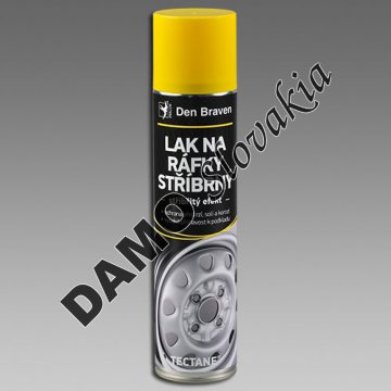 TECTANE lak na ráfiky strieborný - 400ml