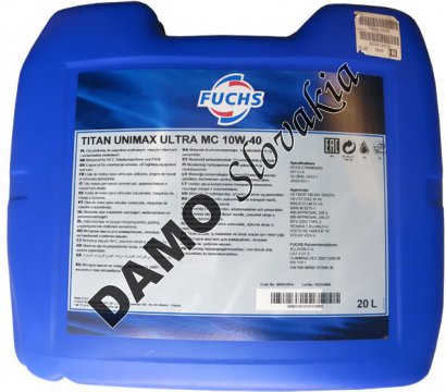 FUCHS TITAN UNIMAX ULTRA MC 10W-40 - 20l