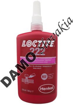 Loctite 222 250ml - zaisťovač skrutiek, nízkopevnostný
