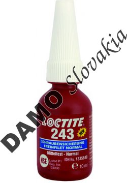 Loctite 243 10ml - zaisťovač skrutiek, strednopevnostný