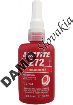 Loctite 272 50ml - zaisťovač skrutiek, vysokopevnostný, vysokoteplotný