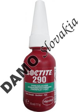 Loctite 290 10ml - zaisťovač skrutiek, vysokopevnostný malé závity