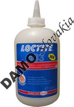 Loctite 403 500g - sekundové lepidlo, nízky zápach, nízky zákal