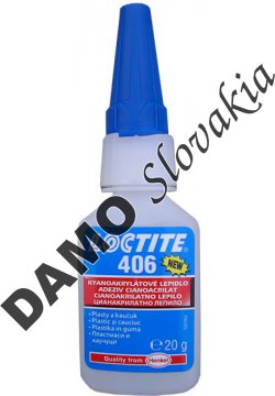 Loctite 406 20g - sekundové lepidlo na plasty a gumu
