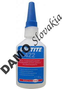 Loctite 422 50g - sekundové lepidlo univerzálne, vysokoviskózne