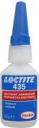 Loctite 435 20g - sekundové lepidlo, tvrdené