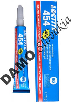 Loctite 454 20g - sekundové lepidlo, vysokoviskózne, gel