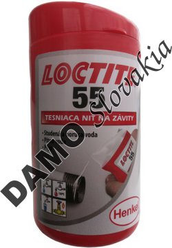 Loctite 55 160m - utesňovanie závitov, tesniaca niť