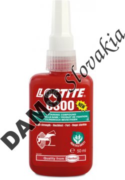 Loctite 6300 50ml - upevňovač valcových dielov, vysokopevnostný