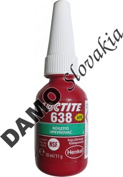 Loctite 638 10ml - upevňovač valcových dielov, univerzálny