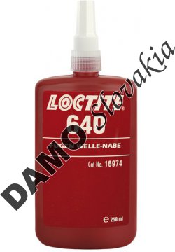 Loctite 640 250ml - upevňovač valcových dielov, pomalé vytvrdzovanie