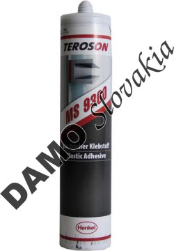 Teroson MS 9360 290 ml - pružné lepenie lakovaných častí, čierny