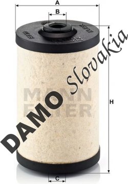 Palivový filter MANN FILTER BFU 700 x