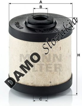 Palivový filter MANN FILTER BFU 715