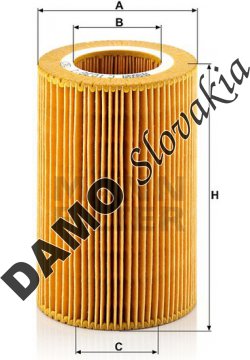 Vzduchový filter MANN FILTER C 1036/1