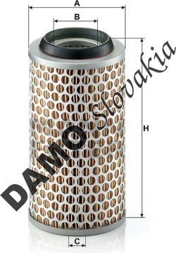 Vzduchový filter MANN FILTER C 1043/1