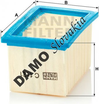 Vzduchový filter MANN FILTER C 1121