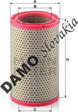 Vzduchový filter MANN FILTER C 1134