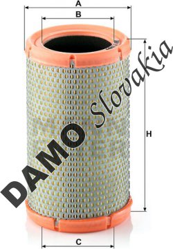 Vzduchový filter MANN FILTER C 1145/6