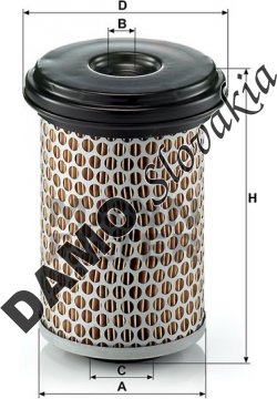 Vzduchový filter MANN FILTER C 1157