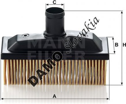 Filter odvzdušňovania MANN FILTER C 118