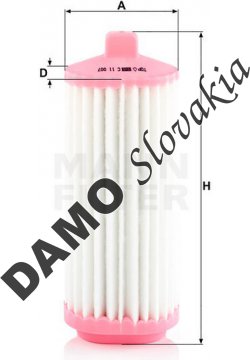 Vzduchový filter MANN FILTER C 11 007