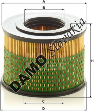 Vzduchový filter MANN FILTER C 1233