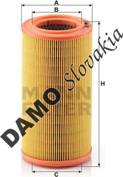 Vzduchový filter MANN FILTER C 1286/1