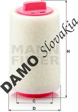 Vzduchový filter MANN FILTER C 1287