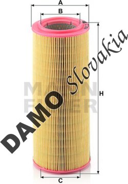 Vzduchový filter MANN FILTER C 12 104