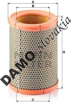 Vzduchový filter MANN FILTER C 1362