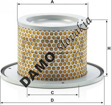Poistný filter MANN FILTER C 1374/2 KIT