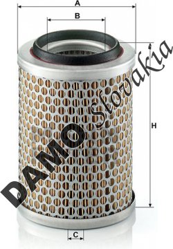 Vzduchový filter MANN FILTER C 1396