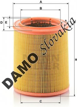 Vzduchový filter MANN FILTER C 1472