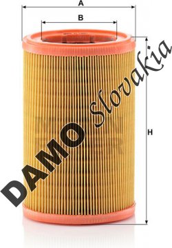 Vzduchový filter MANN FILTER C 1480
