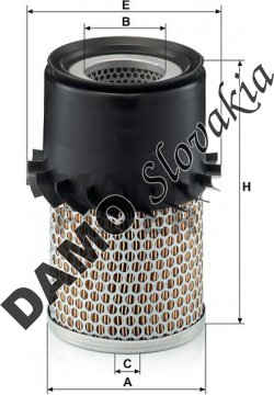 Vzduchový filter MANN FILTER C 14 138/1
