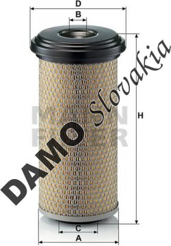 Vzduchový filter MANN FILTER C 15 165