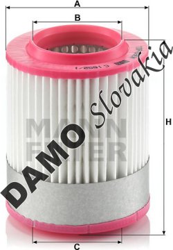 Vzduchový filter MANN FILTER C 1652/1