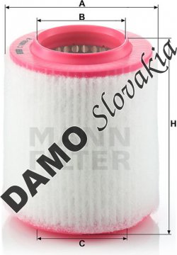 Vzduchový filter MANN FILTER C 1652/2