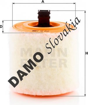 Vzduchový filter MANN FILTER C 16 012