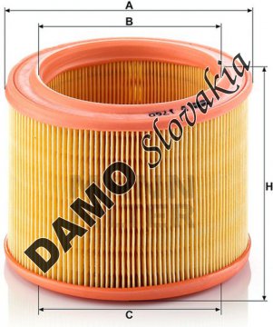 Vzduchový filter MANN FILTER C 1760