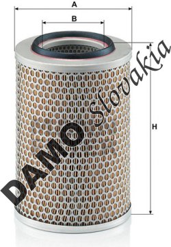Vzduchový filter MANN FILTER C 17 201