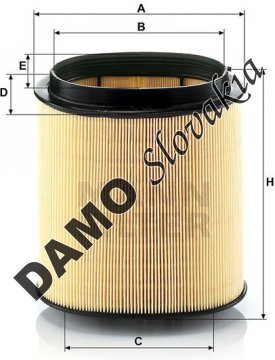 Vzduchový filter MANN FILTER C 1869
