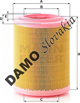 Vzduchový filter MANN FILTER C 18 003